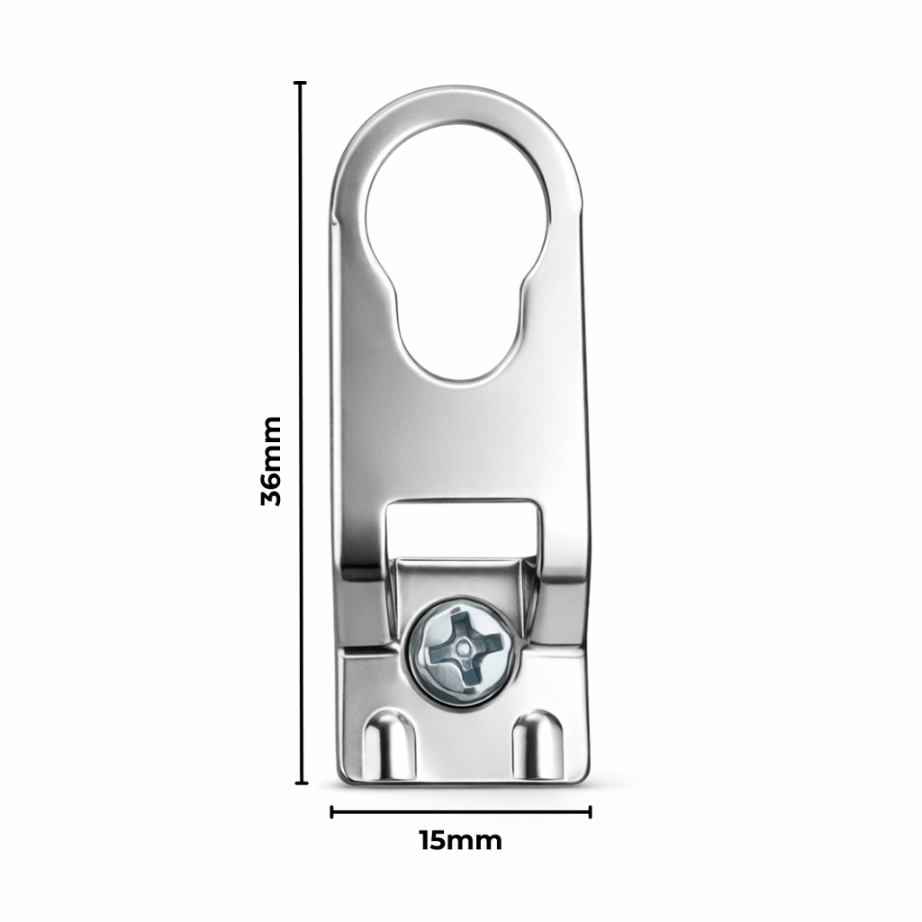 Hanger Aluminium Euro 15X36mm 100 Pack