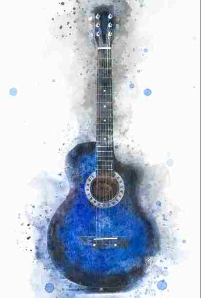 MF064 - ABSTRACT ACOUTSTIC GUITAR II (1200 X 800)
