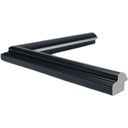PS Moulding W 28 X H 22 X L 2900mm Black & Silver