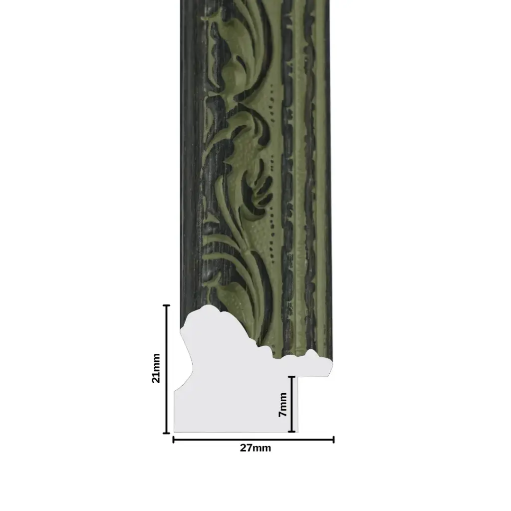 PS Moulding W 27 X H 21 X L 2900mm Grey Patina