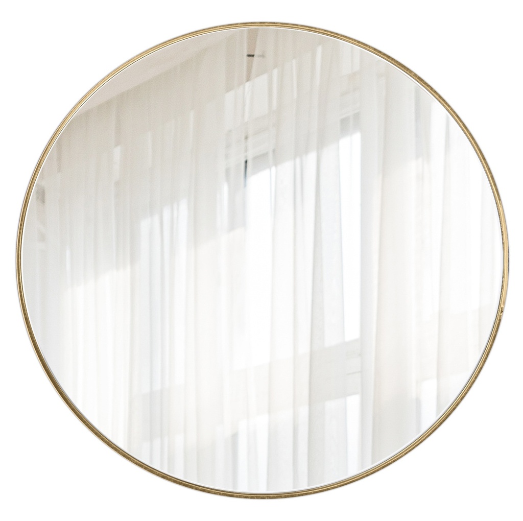 ASM009 - ROUND MIRROR 1000 X1000 GOLD