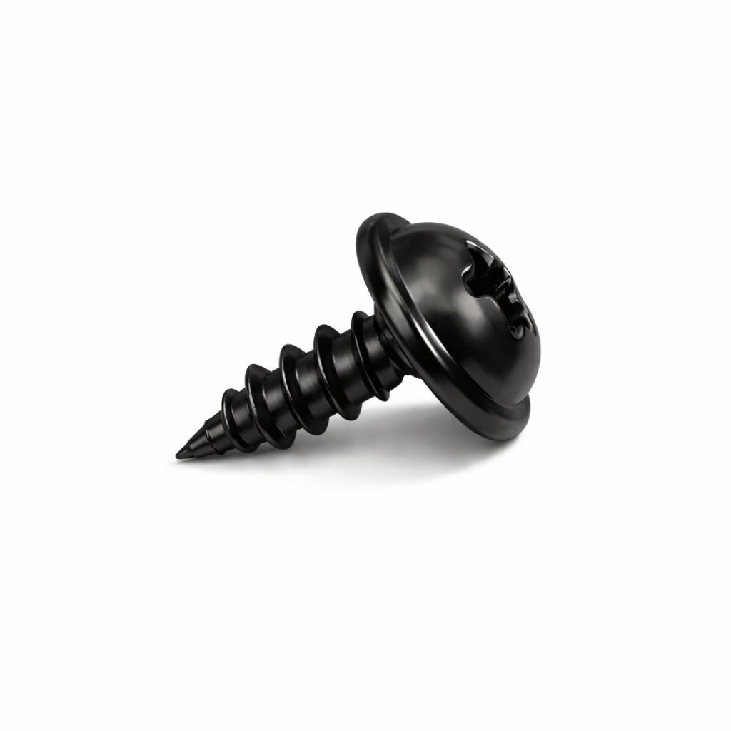 Screw 3X8mm 100 Pack Black