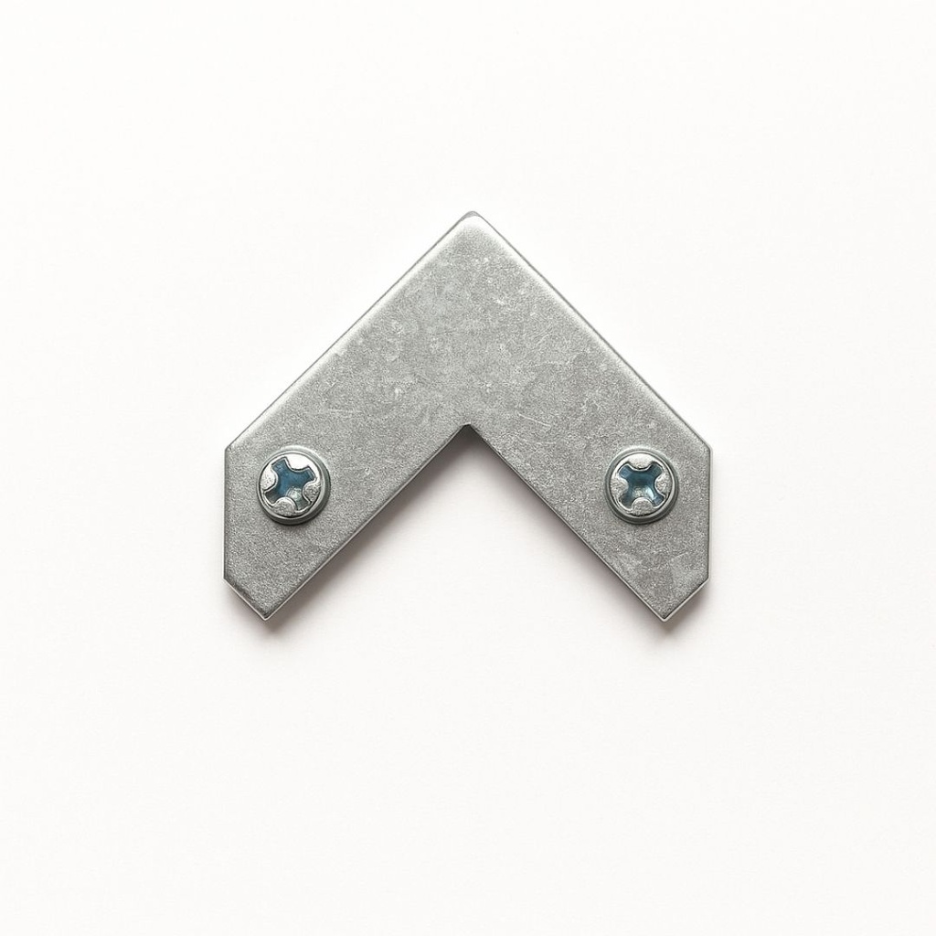 Threaded Corners Aluminium 200 Pack Silver