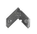 [AC403706] THREADED CORNERS ALUMINIUM 200 PACK SILVER