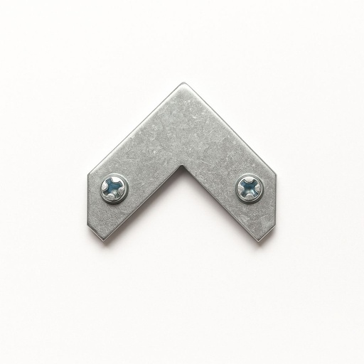 [AC403706] Threaded Corners Aluminium 200 Pack Silver