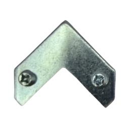 [AC490018] Threaded Corners Aluminium 100 Pack Silver