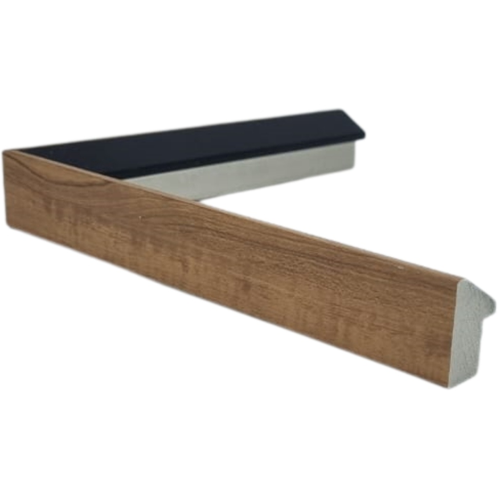 [1161D] PS MOULDING W 20 X H 30 X L 2900MM NATURAL KIAAT WITH BLACK FACE