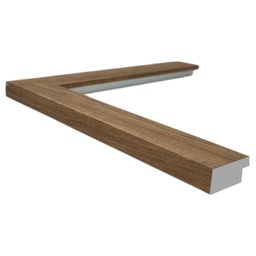 [869-3Q] PS Moulding W 30 X H 13 X L 2900mm Natural Kiaat