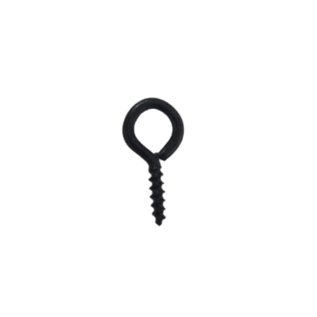 [AC403609] SCREW EYES 1.4X14MM 100 PACK BLACK