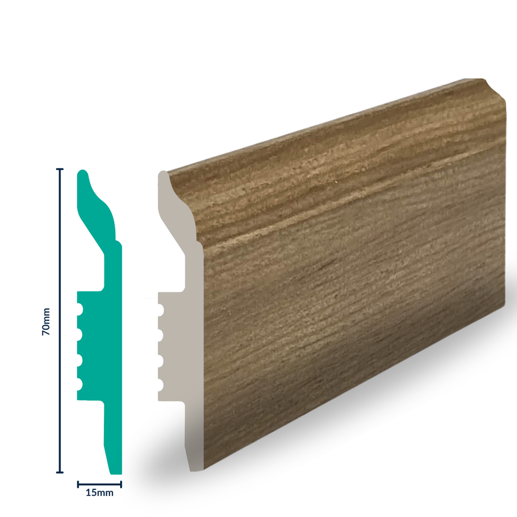 [3020AA] HDPS SKIRTING H 70 X W 15 X L 2700MM  UMGENI