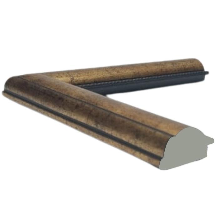 [737-1A] PS MOULDING W 43 X H 21 X L 2900MM ANTIQUE GOLD