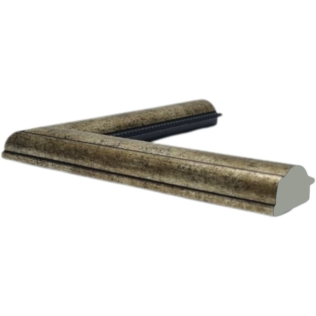 [737-1B] PS MOULDING W 43 X H 21 X L 2900MM GERMAN SILVER