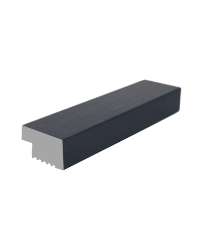 [5012B.27] Wall Panel End  26X16X2700mm Black (164mm)