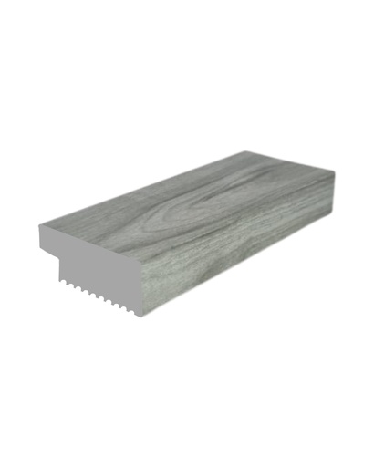 [5016G.27] Wall Panel End 40X16X2700mm Grey Kiaat (163mm)