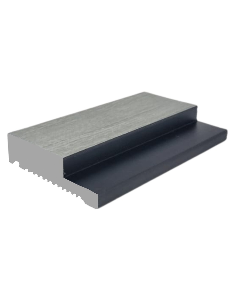 [5017G.27] WALL PANEL STARTER 60X16X2700MM GREY KIAAT (163MM)
