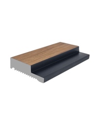 [5017K.27] Wall Panel Starter 60X16X2700mm Kiaat (163mm)