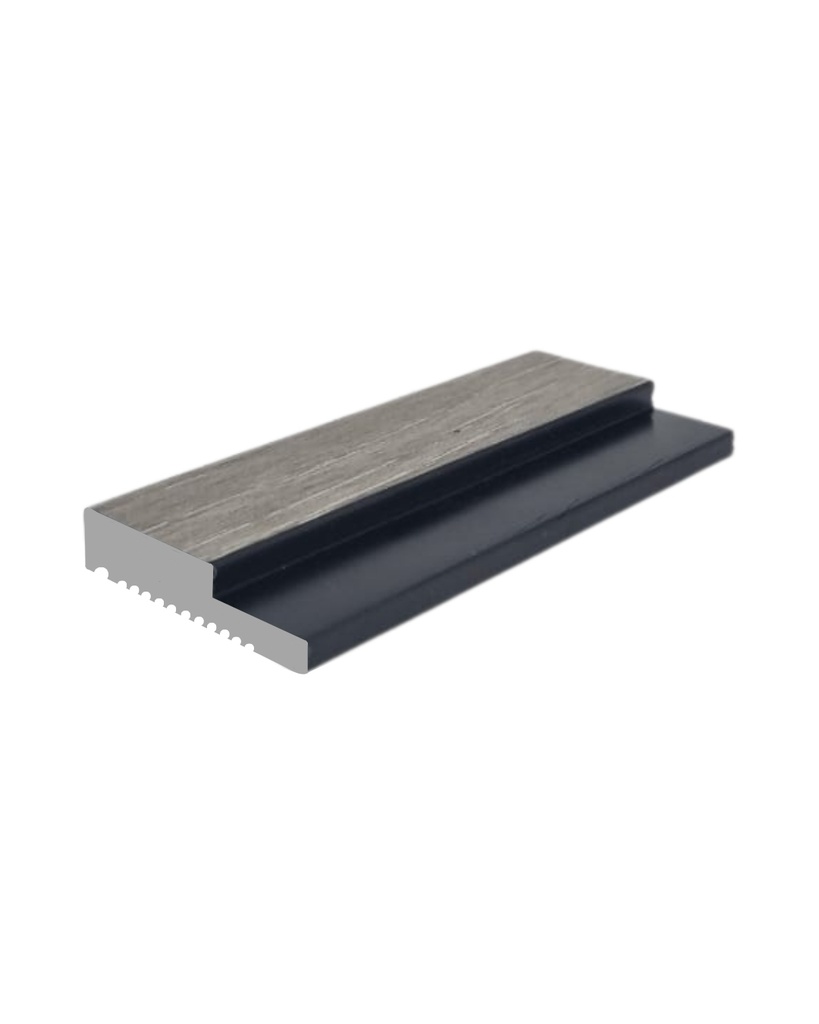[5021ZH27] WALL PANEL STARTER 45X10X2700MM GREY OAK (120MM)