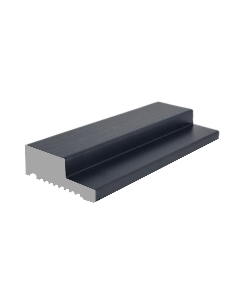 [5013B.27] WALL PANEL STARTER 45x16x2700MM BLACK  (164MM)