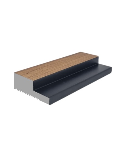 [5013A.27] Wall Panel Starter 45X16X2700mm Kiaat (164mm)
