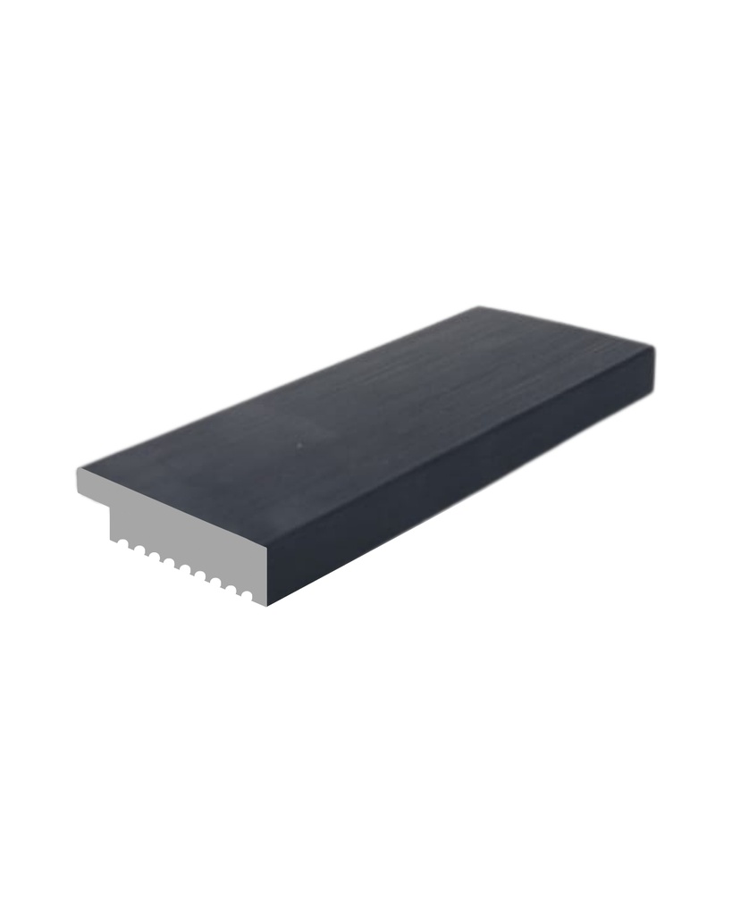 [5024B.27] WALL PANEL END 40X10X2700MM BLACK (163MM)