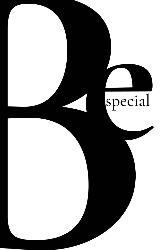 [PXM118] Prints On Canvas - Word Art - Be Special (600 X 900)
