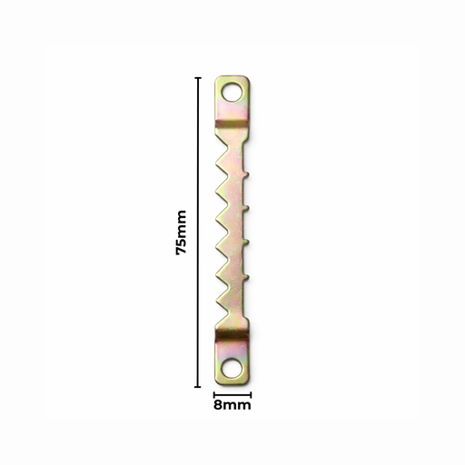 [AC403888] Hanger Sawtooth 8X75mm 100 Pack Gold