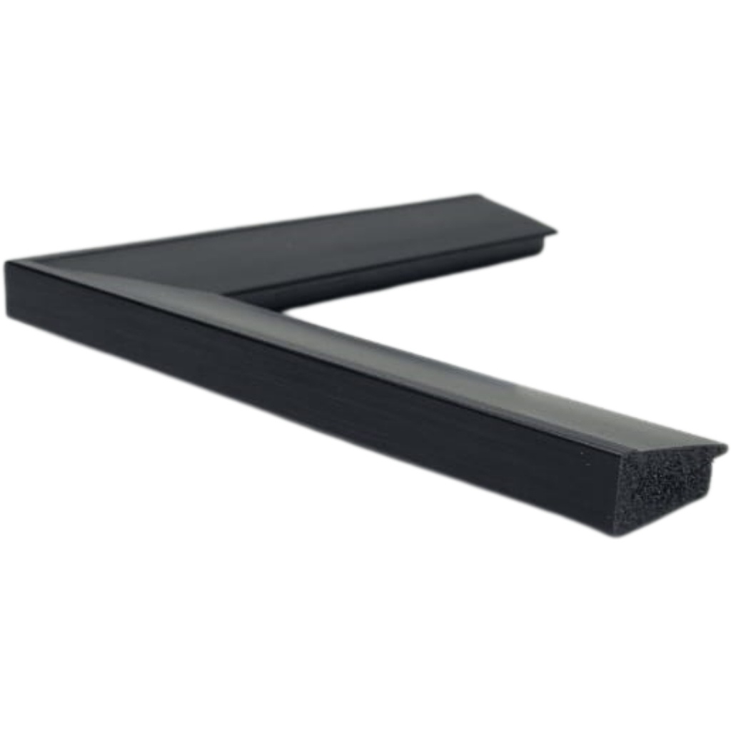 [1122T] PS MOULDING W 42 X H 17 X L 2900MM SATIN BLACK