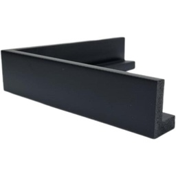 [1173D] PS Moulding W 30 X H 45 X L 2900mm Black (Canvas Floater 33mm) 10mm Face