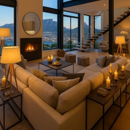 [MJ1B-11] Mirror Round 700mm Black