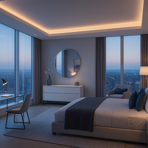 [MJ1S-11] Mirror Round 700mm Silver