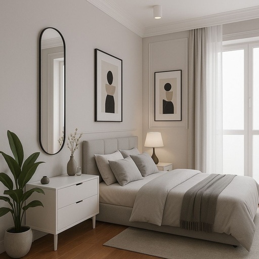 [MJ1B-14] Mirror Pill 1200X500mm Black