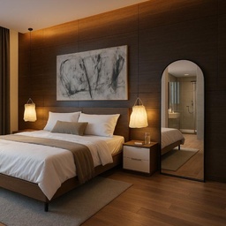 [MJ3B-20S] Mirror Dome Standing 1800X700mm Black With Stand