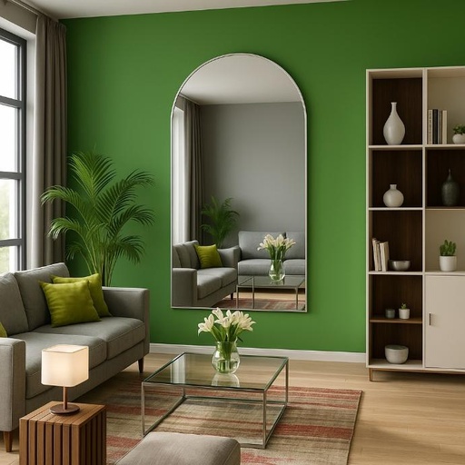 [MJ3S-19] Mirror Dome 1800X1000mm Silver