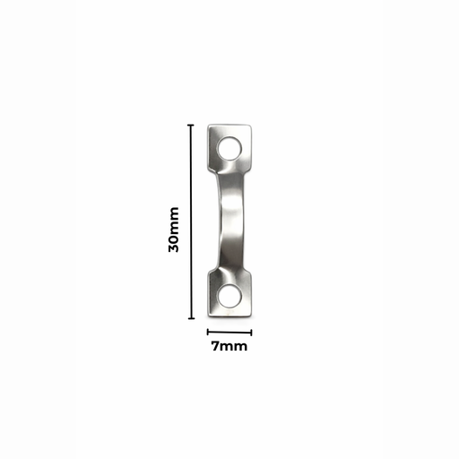 [AC403892] Hanger Japanese 7X30mm 100 Pack Silver