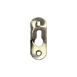 [AC403890] Hanger 2 Hole Key Flat 15X38mm 100 Pack Silver
