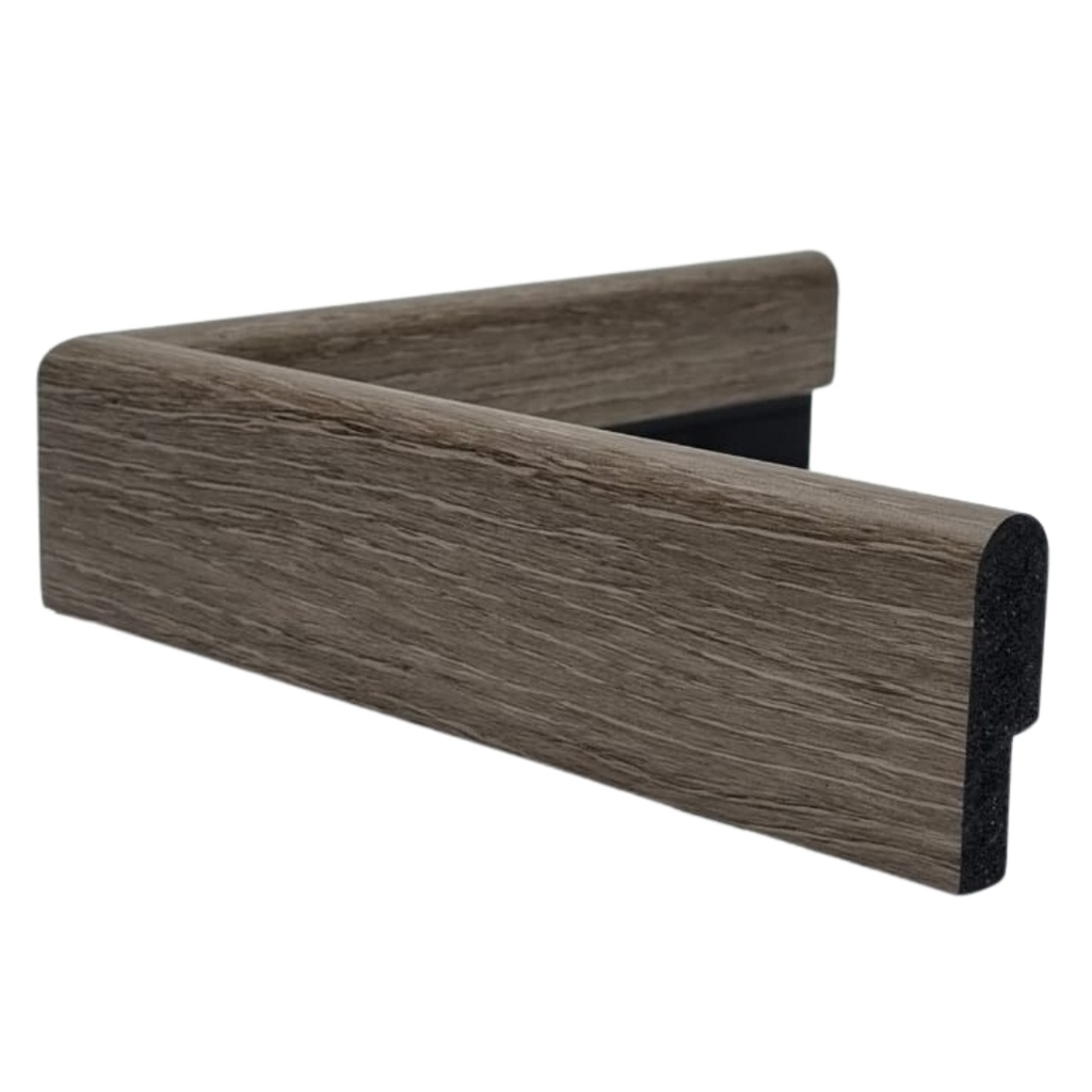 [1175-3C] PS MOULDING W 16 X H 49  X L 2900MM SMOKE BROWN
