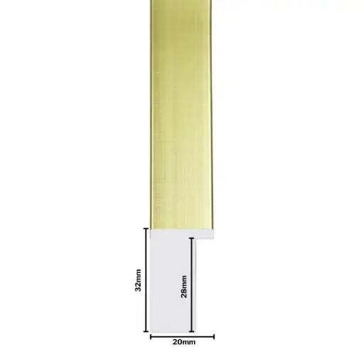 [1100L] PS Moulding W 20 X H 32 X L 2900mm Gold