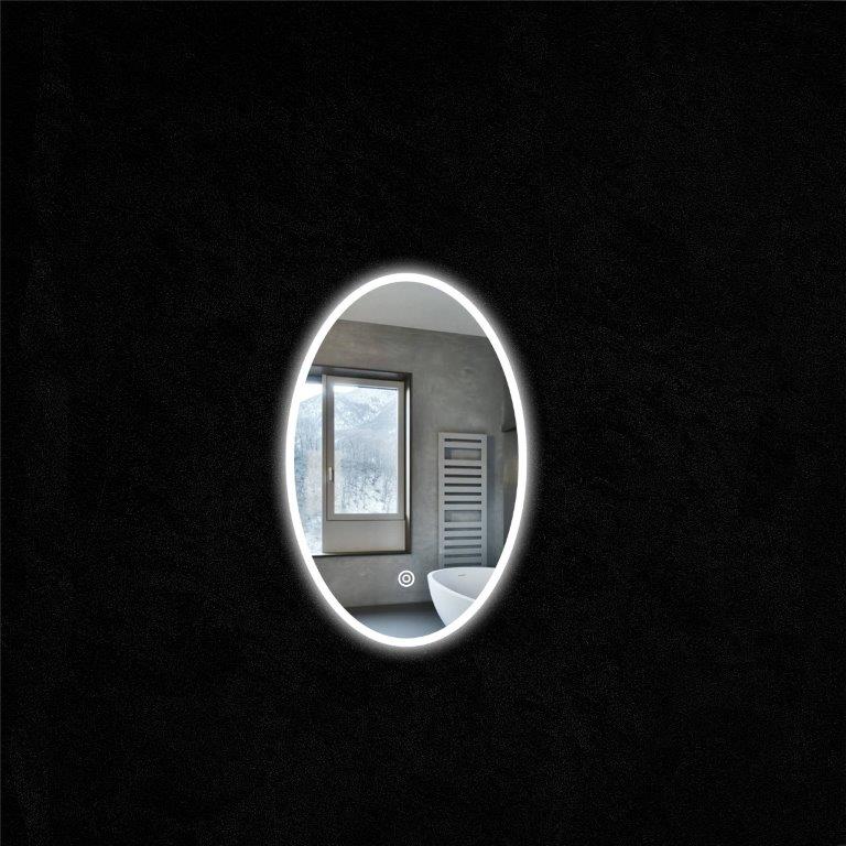 [LUX-8620] MIRROR LED OVAL 600X800