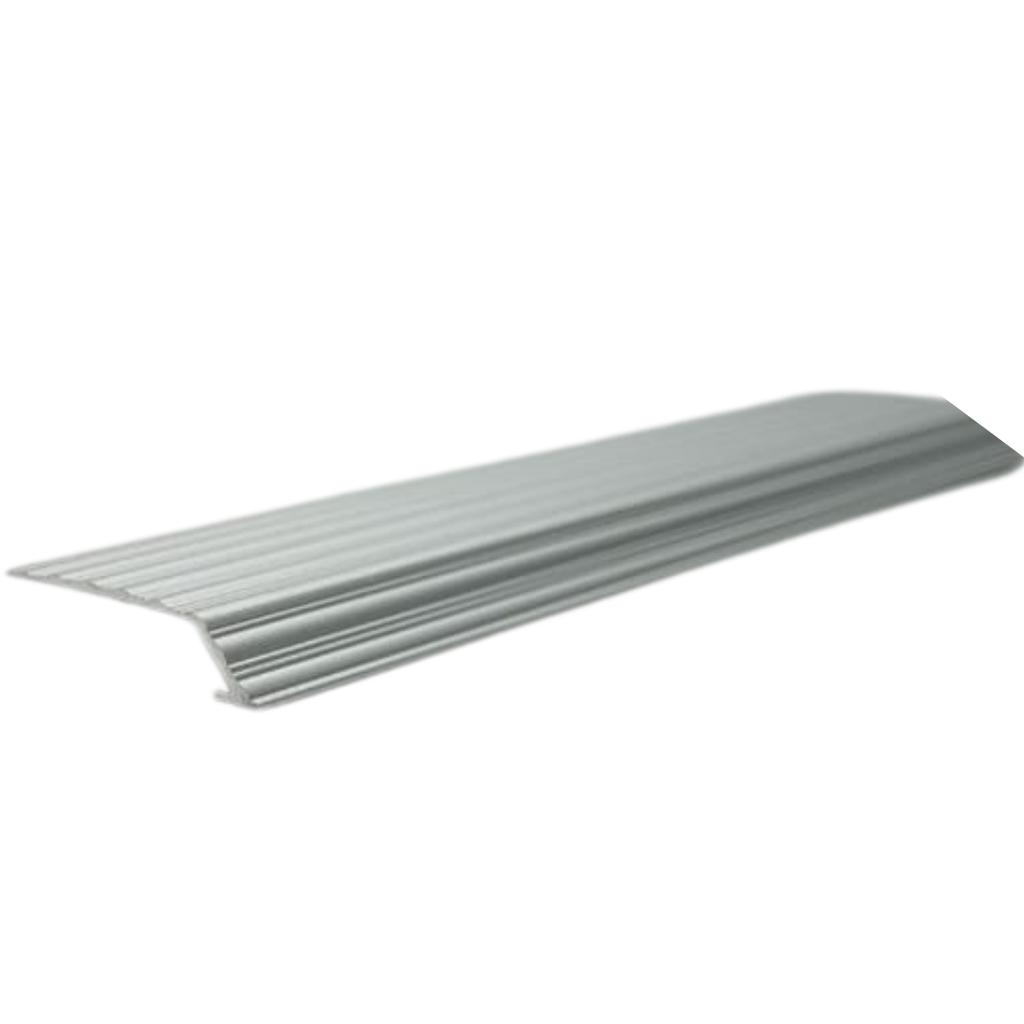 [3069AS] ALUMINIUM FLOORING PROFILE COVER TREAD H 6 X W 28 X L 2700MM SILVER