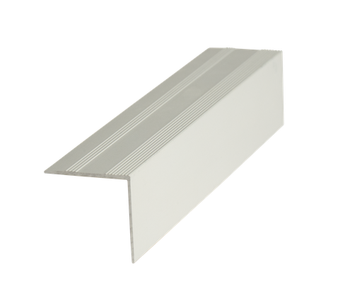 [3068AS] Aluminium Flooring Profile Stair Edge H 25 X W 25 X L 2700mm Silver