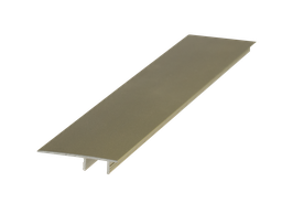 [3070AC] Aluminium Flooring Profile Vinyl End Piece H 5 X W 24 X L 2700mm Champagne