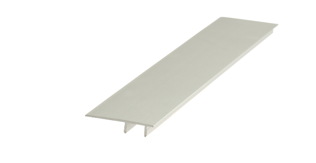 [3070AS] ALUMINIUM FLOORING PROFILE VINYL END PIECE H 5 X W 24 X L 2700MM SILVER