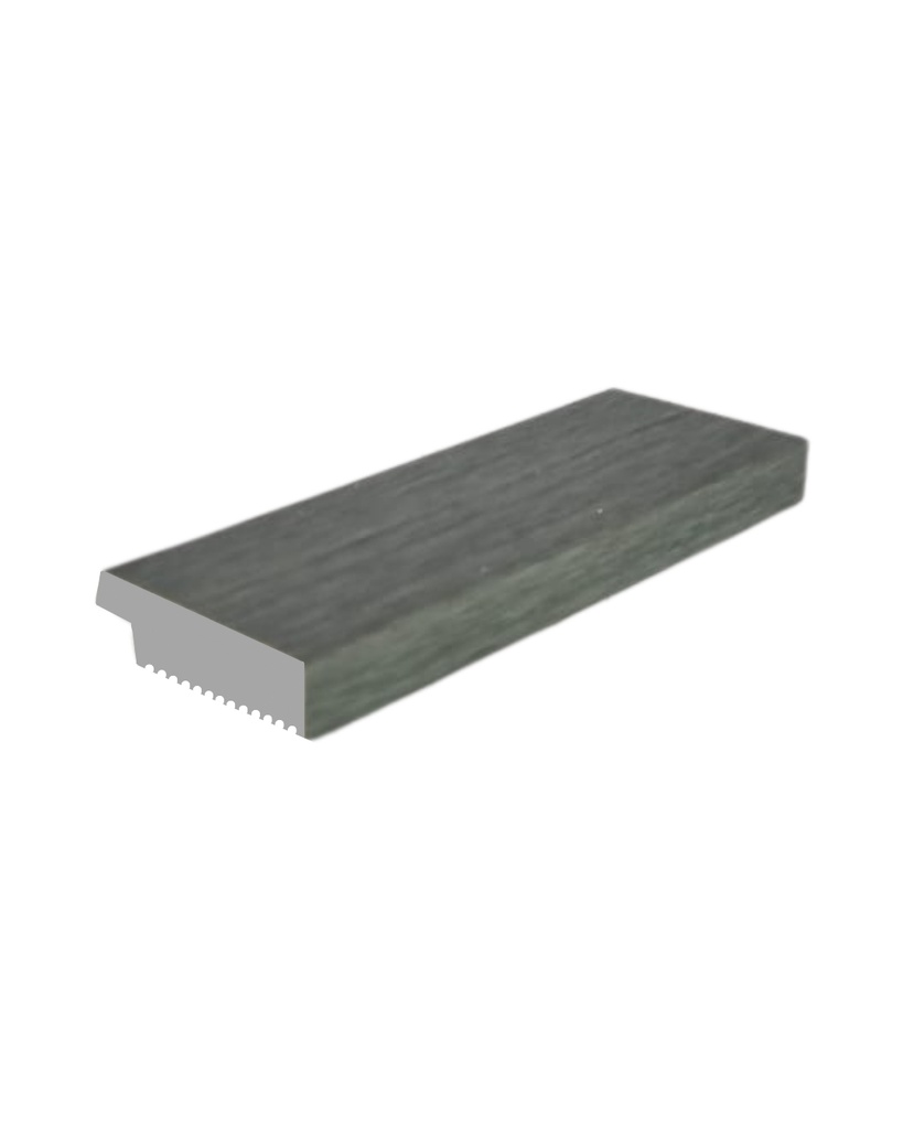 [5028DG.24] WALL PANEL END 37X10X2400MM DARK GREY (195MM)