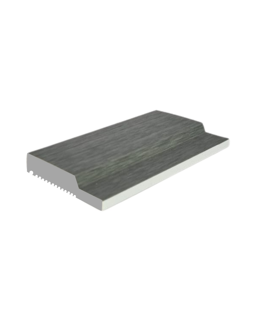 [5029DG.24] WALL PANEL STARTER 52X10X2400MM DARK GREY (195MM)