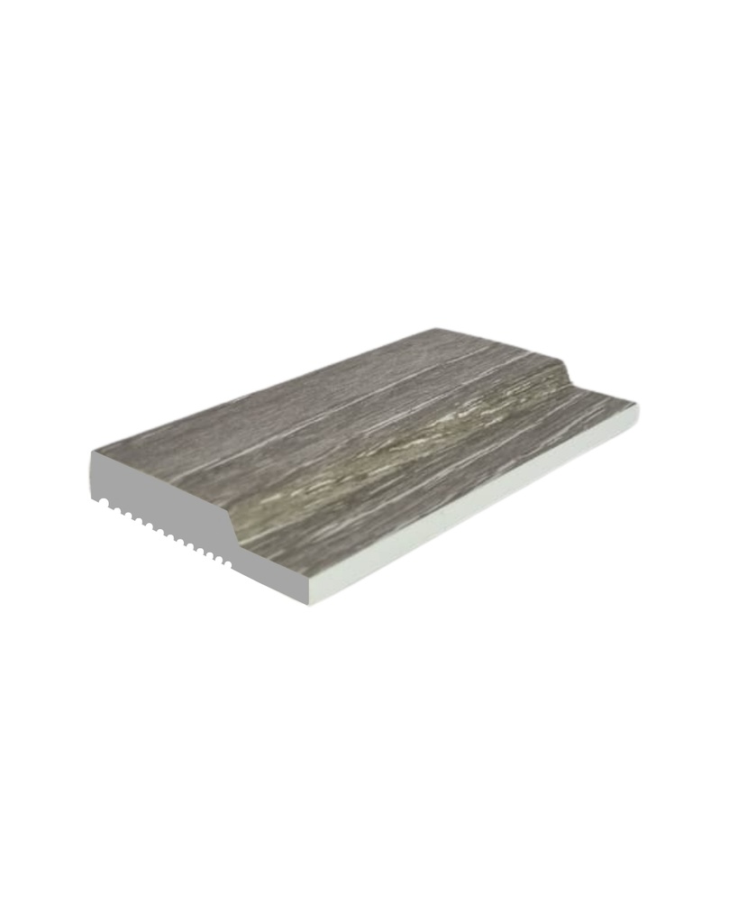 [5029LG.24] WALL PANEL STARTER 52X10X2400MM LIGHT GREY (195MM)