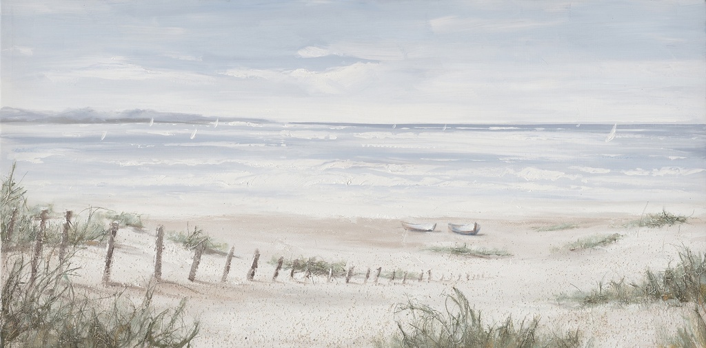 [PXYW750] OIL ON CANVAS BEACH 700X1400MM