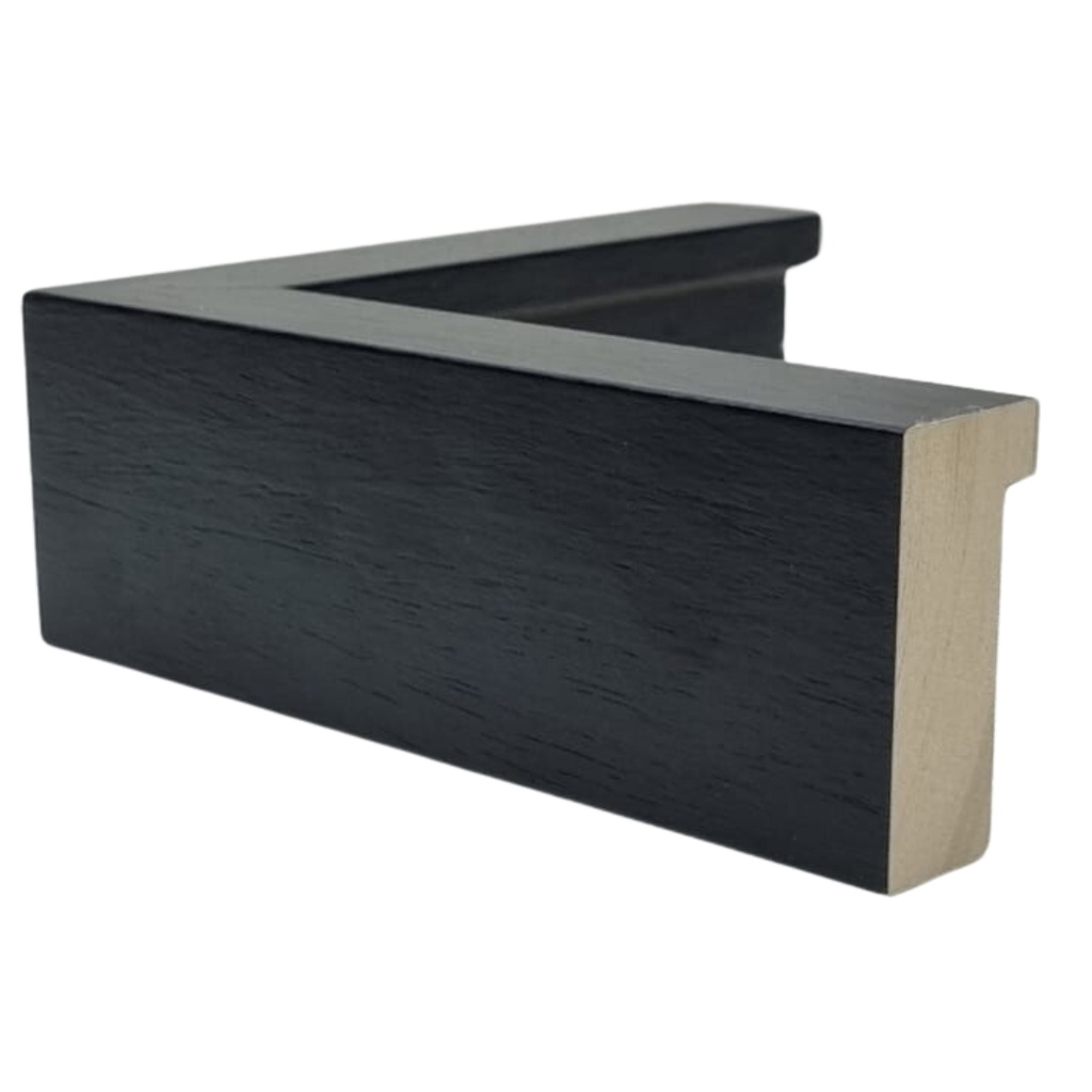 [7009B] WOOD MOULDING W 30 X H 60 X L 2900MM BLACK