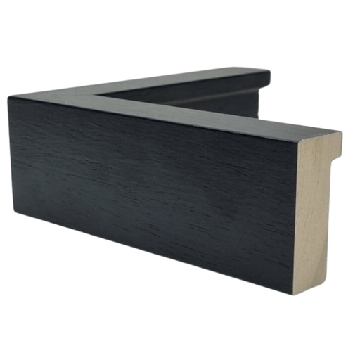 [7009B] Wood Moulding W 30 X H 60 X L 2900mm Black