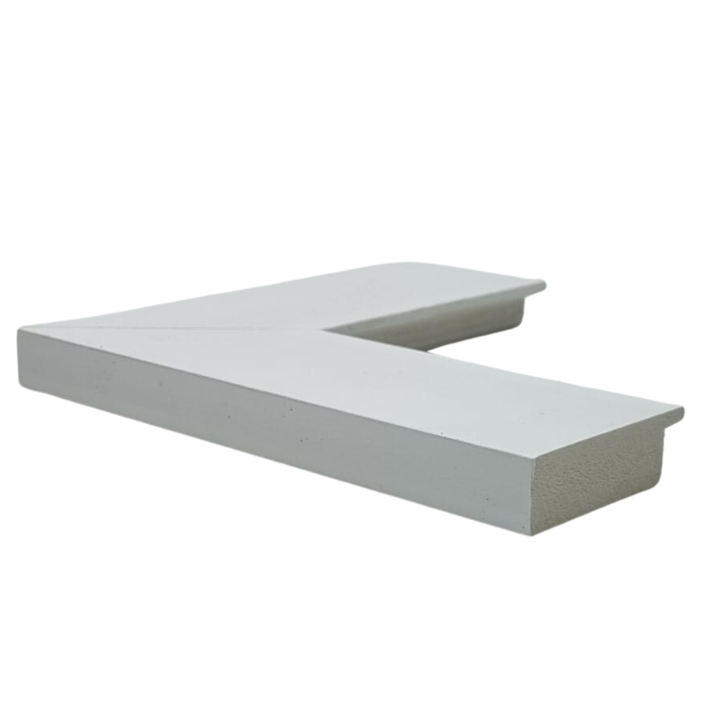 [Q915-3W] Q-MOULDING W 68 X H 20 X L 2900MM WHITE