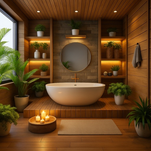 [MJ1A-11] Mirror Round 700mm Antique Gold